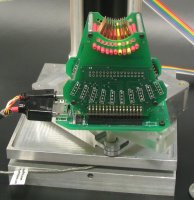 Figure 1b: Picture of the stress 2 mounted over the tip of a robotic device's arms.