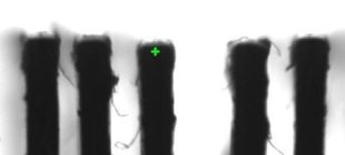 Figure 5b (top): Same as Figure 5a but with a smaller displacement.