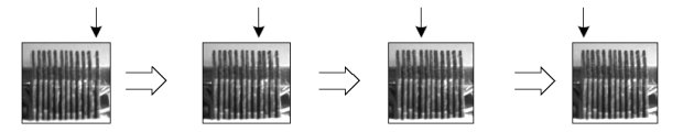 Figure 8c: Picture of a the actuator deflection pattern that produces the same sensation.