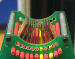 Figure 1a: A picture of the 10 by 6 actuators forming the active area of the STReSS2 tactile display.